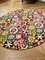 20th Century Casa Circle Multicolor Floral Rug from Missoni, 1983 2