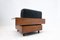 Mid-Century Modern Wood & Leather Armchair in the Style of Tobia Scarpa, 1960s, Image 11