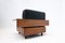 Moderner Mid-Century Armlehnstuhl aus Holz & Leder im Stil von Tobia Scarpa, 1960er 11