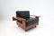 Mid-Century Modern Wood & Leather Armchair in the Style of Tobia Scarpa, 1960s 13