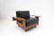 Moderner Mid-Century Armlehnstuhl aus Holz & Leder im Stil von Tobia Scarpa, 1960er 13