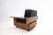 Mid-Century Modern Wood & Leather Armchair in the Style of Tobia Scarpa, 1960s 12