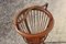 French Wooden Round Sewing Basket, 1950s 5