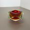 Large Sommerso Murano Glass Bowl or Ashtray attributed to Flavio Poli, Italy, 1970s 14