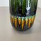 Fat Lava Multi-Color Vases from Scheurich, Germany, 1970s, Set of 2 8
