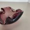 Large Pink Murano Bubble Glass Bowl or Ashtray, Italy, 1970s 8