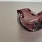 Large Pink Murano Bubble Glass Bowl or Ashtray, Italy, 1970s 7