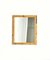 Mid-Century Rectangular Wall Mirror Double Bamboo Frame, Italy, 1970s 5