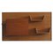 Italian Wall Mounted Bar Cabinet with Shelves in Oak by Gio Ponti, 1950s, Image 1