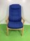 Danish Lounge Chair with Stool from Farstrup Mobler, 1980s, Set of 2 2