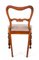 Set Victorian Balloon Back Dining Chairs in Mahogany, Set of 2 7