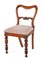 Set Victorian Balloon Back Dining Chairs in Mahogany, Set of 2 5