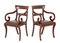 Regency Elbow Chairs in Mahogany, Set of 2 3