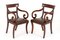 Regency Elbow Chairs in Mahogany, Set of 2 2