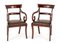 Chaises Regency en Acajou, Set de 2 1