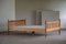 Mid-Century Danish Razorblade Double Bed in Oak attributed to Henning Kjærnulf, 1960s, Image 11