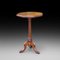 Victorian Gothic Mahogany Tripod Side Table 1