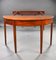 Antique Mahogany D End 2-Leaf Table 4