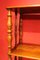 Italian 19th Century Regency Style Rustic Walnut Open Shelves Bookcase 7