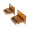 Wall-Mounted Nightstands with Magazine Racks by Amma Torino, 1960s , Set of 2 4