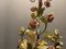 Lámpara de araña italiana con flores de cerámica, años 60, Imagen 4