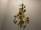 Italian Tole Ceramic Flower Chandelier, 1960s 5