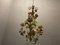 Italian Tole Ceramic Flower Chandelier, 1960s, Image 5