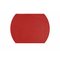 Mozambique Red Smoothed Tablemat from Angelina Home, Set of 4 1