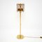 Vintage Brass & Glass Floor Lamp, 1970s 1