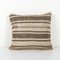 Organic Striped Turkish Kilim Cushion Cover 1