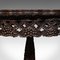 Antique Anglo Indian Teak Tilt Top Carved Lamp Table 9