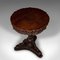 Antique Anglo Indian Teak Tilt Top Carved Lamp Table 6