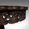 Lampada da tavolo antica anglo-indiana in teak intagliato, Immagine 8