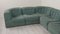 Modulares Vintage Sofa in Hellblau, 6er Set 14