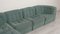 Modulares Vintage Sofa in Hellblau, 6er Set 6
