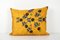 Suzani Yellow Cushion Cover Fashioned from Uzbek Textile, Image 1