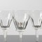 Hand-Cut Crystal Wine Glasses from Val Saint Lambert, 1950s, Set of 10 5