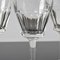 Handgeschliffene Weingläser aus Kristallglas von Val Saint Lambert, 1950er, 10er Set 4