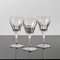 Bicchieri da vino in cristallo intagliato a mano di Val Saint Lambert, anni '50, set di 10, Immagine 2