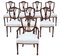 19th Century Mahogany Dining Chairs, Set of 8, Image 1