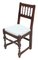 19th Century Oak Rustic Kitchen Dining Chairs, 1890s, Set of 6 3