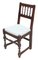 19th Century Oak Rustic Kitchen Dining Chairs, 1890s, Set of 6, Image 3