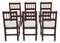 19th Century Oak Rustic Kitchen Dining Chairs, 1890s, Set of 6, Image 2