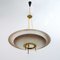 Mid-Century Modern Crystal Pendant Lamp in the style of After Pietro Chiesa for Fontana Arte, 1950s 3