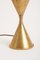 Mid-Century Brass Diabolo Lamp, 1950s 5