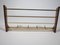 Mid-Century Golden Teak Coat Rack, 1960s, Image 7