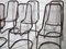 Chrome Tube Chairs by Gastone Rinaldi, 1970s, Set of 6 10