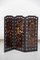 Antique Oriental Wooden Screen with English Lacquer 1