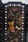 Antique Oriental Wooden Screen with English Lacquer 3