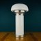 Large Vintage White Murano Mushroom Style Table Lamp, Italy, 1970s 1